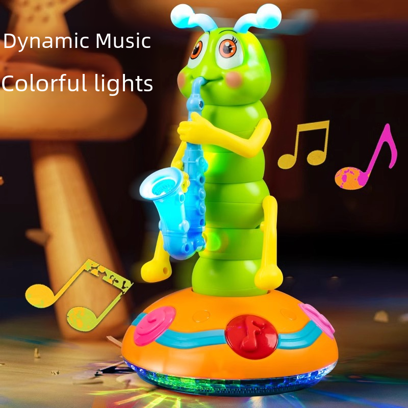 Musical Dancing Caterpillar Toy 🐛 For Babies