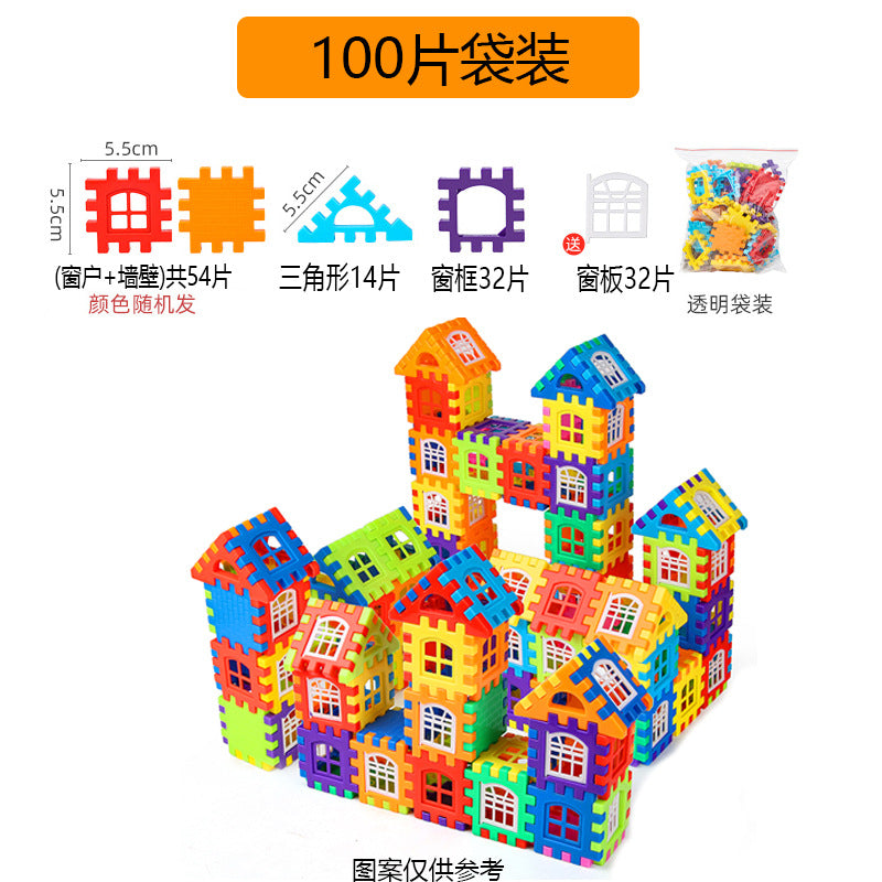 Interlocking House 🏠  Building Blocks Set