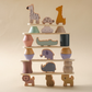 Montessori Wooden Animal Stacking Balance Toy