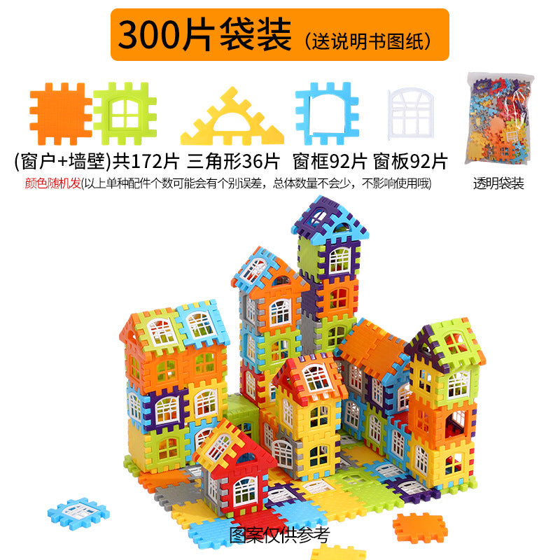 Interlocking House 🏠  Building Blocks Set