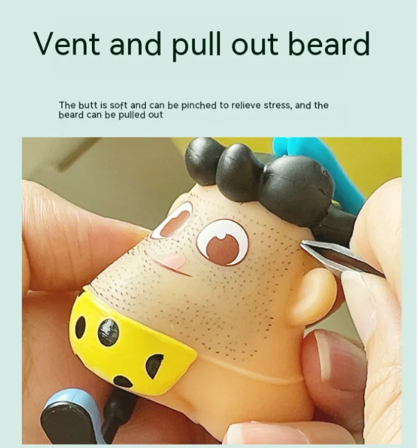 💆 Bebi Blackhead Picking & Pulling Stress Relief Toy