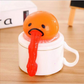 Egg Yolk Puking Stress Toy