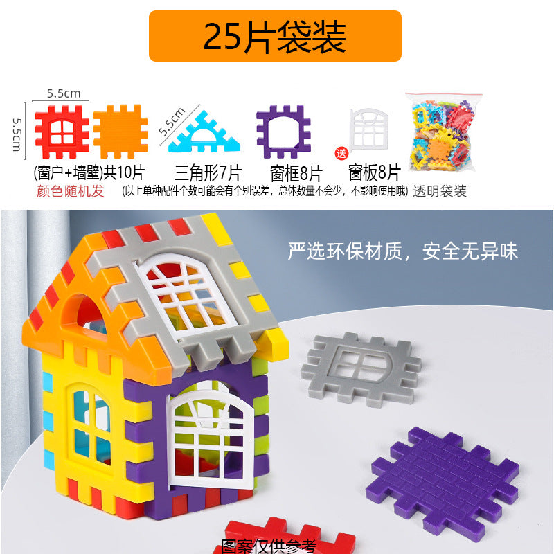 Interlocking House 🏠  Building Blocks Set