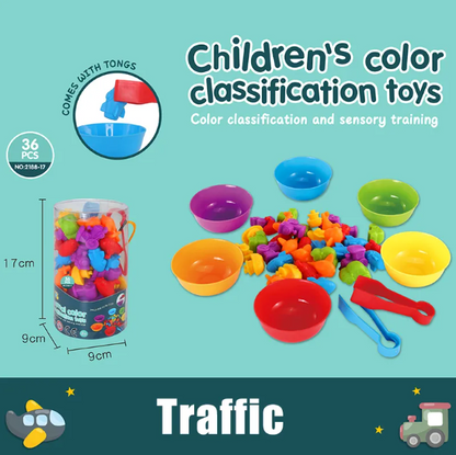 Rainbow Counting Math Toy Set