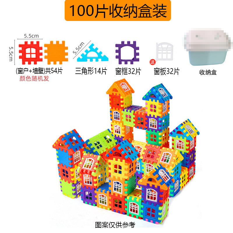 Interlocking House 🏠  Building Blocks Set