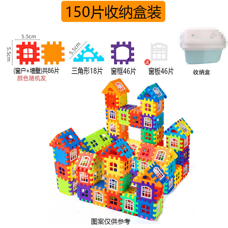 Interlocking House 🏠  Building Blocks Set