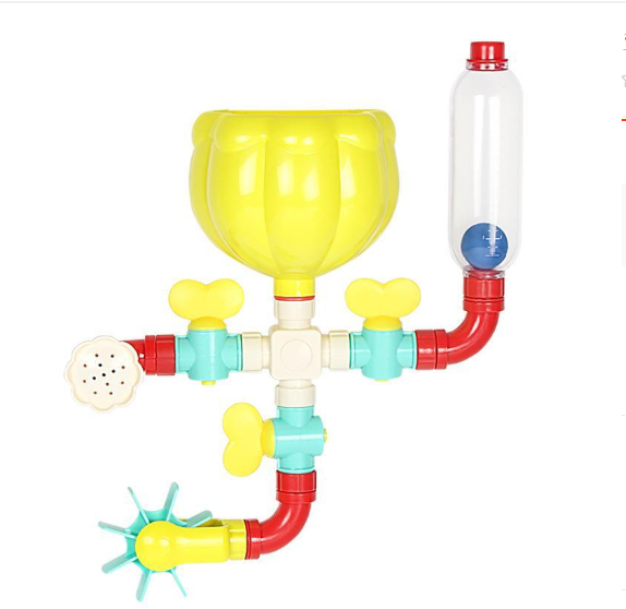 DIY Assemble Rotating Sprinkler Shower Toy for Kids