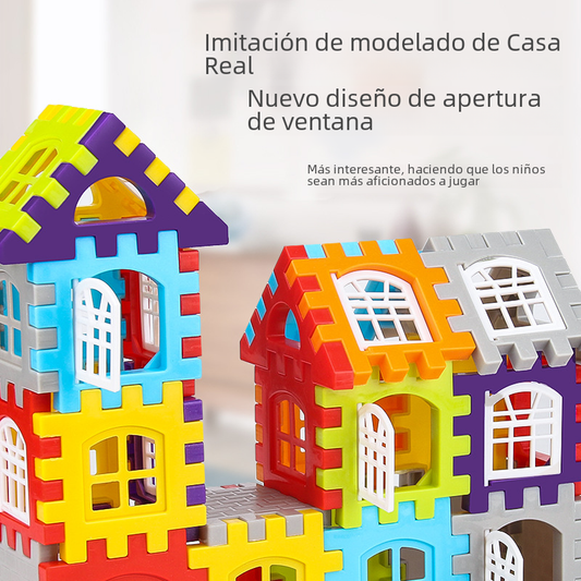 Interlocking House 🏠  Building Blocks Set