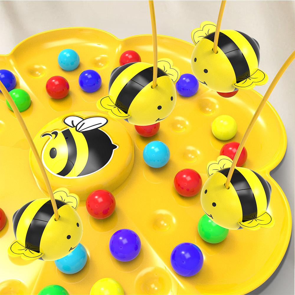 Magnetic Bobbing Bee 🐝  Headband Game | No-Hands Family Party Game & Motor Skills Toy