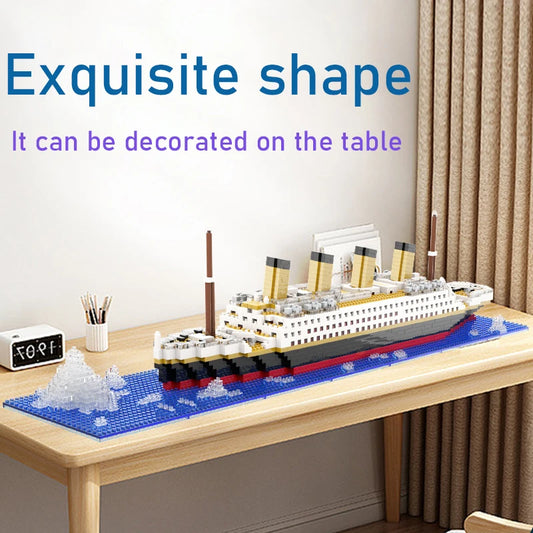 Titanic Model Building Set | 3D Ocean Liner Ship Bricks Kit for Kids & Adults 🛳️