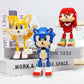 Sonic the Hedgehog Building Block Sets | 3D Micro Figure Model Kits for Sonic, Tails & Knuckles