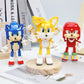 Sonic the Hedgehog Building Block Sets | 3D Micro Figure Model Kits for Sonic, Tails & Knuckles