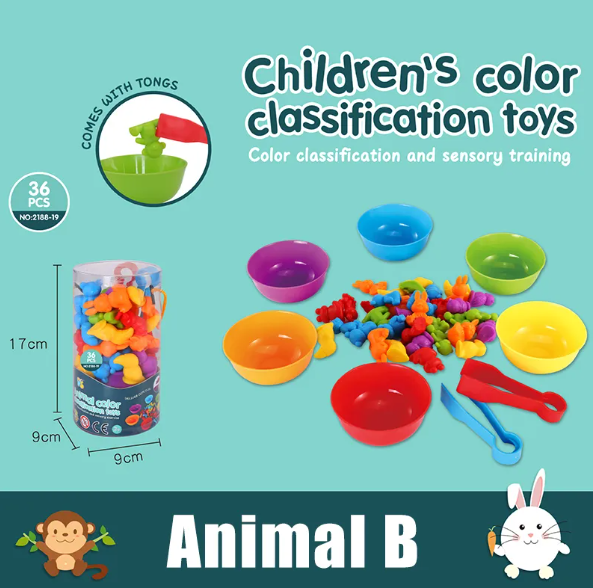 Rainbow Counting Math Toy Set