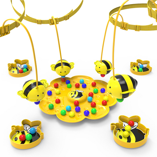 Magnetic Bobbing Bee 🐝  Headband Game | No-Hands Family Party Game & Motor Skills Toy