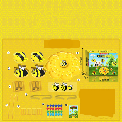 Magnetic Bobbing Bee 🐝  Headband Game | No-Hands Family Party Game & Motor Skills Toy