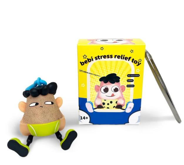 💆 Bebi Blackhead Picking & Pulling Stress Relief Toy