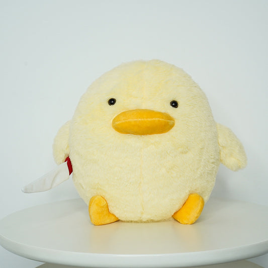 Plush Duck With Knife | Funny Gag Gift