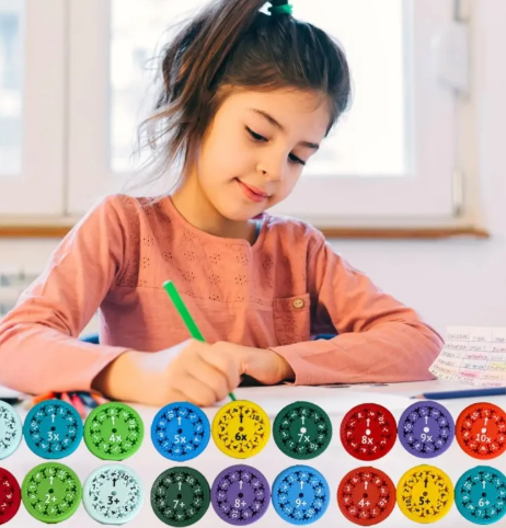 Math Fidget Spinner Puzzle Toy