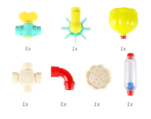 DIY Assemble Rotating Sprinkler Shower Toy for Kids